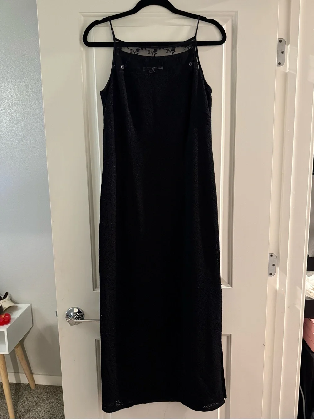 Classic Black Slip Skirt - Women